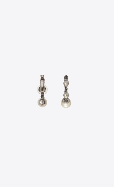 SAINT LAURENT Orecchini Donna Gioiello da orecchio MARRAKECH PERLE serpent in ottone b_V4